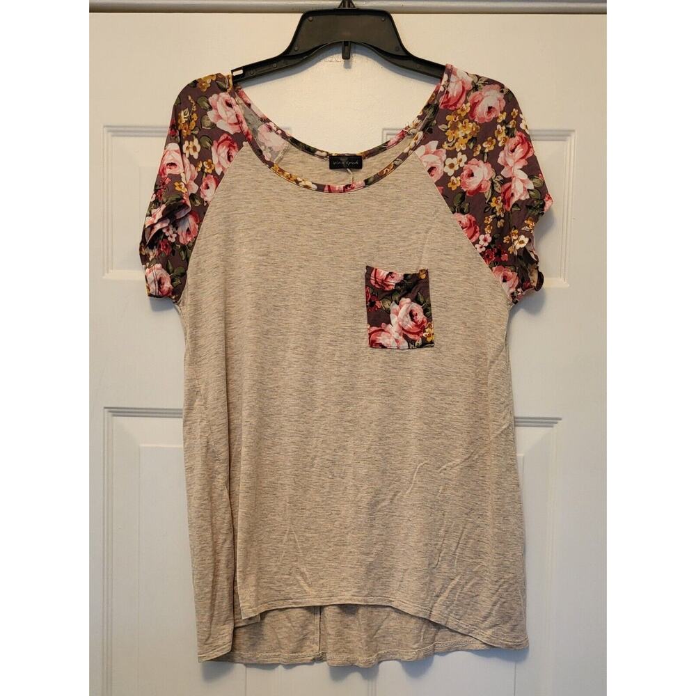 Urban Episode Women’s Short Sleeve T-Shirt Blouse Size 1XL
